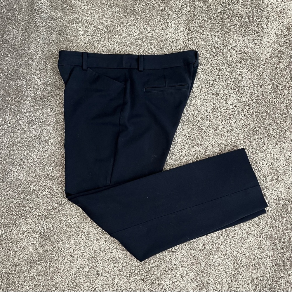Express Women’s Navy Dress Pants - Editor Barely Boot Low Rise Size 8S